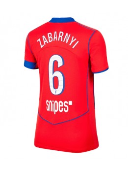 Billige Paris Saint-Germain Illia Zabarnyi #6 Tredjedrakt Dame 2025-26 Kortermet